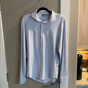 Murano Light Blue Pinstripe Dress Shirt